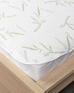 Bamboo Nepriepustný chránič matraca s gumou, 200 x 200 cm, 200 x 200 cm
