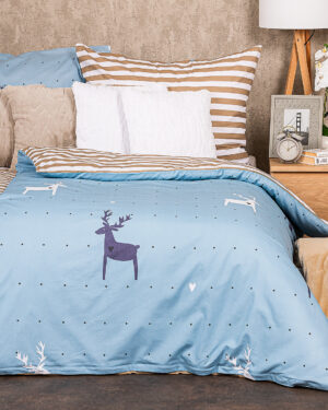 Bavlnené obliečky Deer, 220 x 200 cm, 2 ks 70 x 90 cm