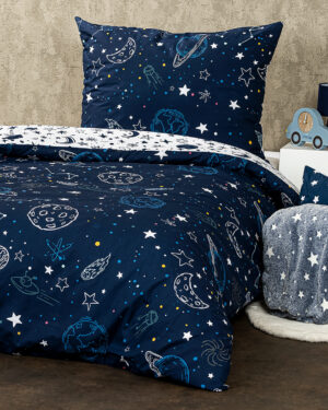 Bavlnené obliečky In Space, 140 x 200 cm, 70 x 90 cm
