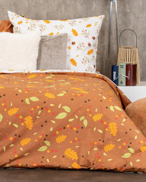 Bavlnené obliečky Jeseň, 140 x 220 cm, 70 x 90 cm