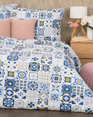 Krepové obliečky Azul, 140 x 200 cm, 70 x 90 cm, 140 x 200 cm, 70 x 90 cm