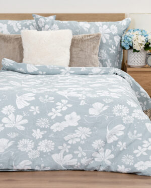 Krepové obliečky Gentle Green, 140 x 220 cm, 70 x 90 cm