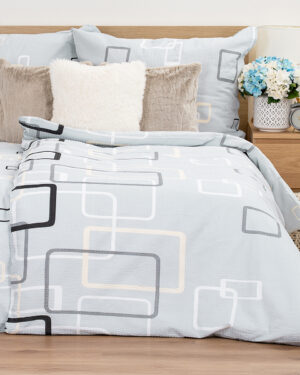 Krepové obliečky Square, 140 x 220 cm, 70 x 90 cm