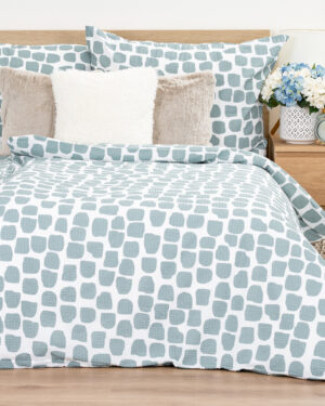 Krepové obliečky Stone, 140 x 220 cm, 70 x 90 cm