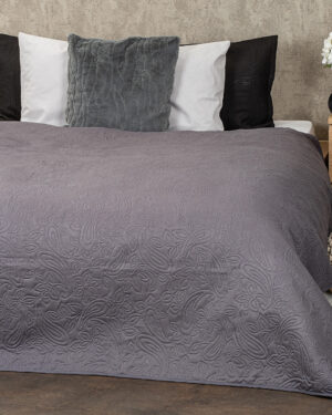 Prehoz na posteľ Doubleface sivá/biela, 220 x 240 cm