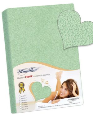 Bellatex Froté prestieradlo svetlá zelená, 160 x 200 cm