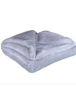 Jahu Deka XXL / Prehoz na posteľ strieborná, 200 x 220 cm