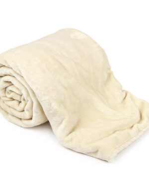 JAHU Deka XXL / Prehoz na posteľ smotanová, 200 x 220 cm