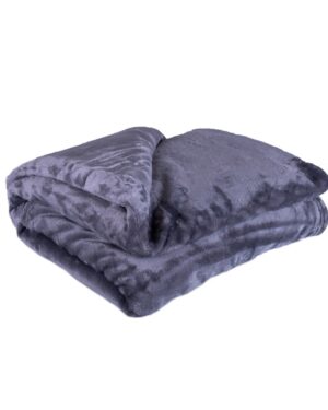 Jahu Deka XXL / Prehoz na posteľ tmavosivá, 200 x 220 cm