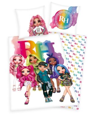 Herding Detské bavlnené obliečky Rainbow High, 140 x 200 cm, 70 x 90 cm