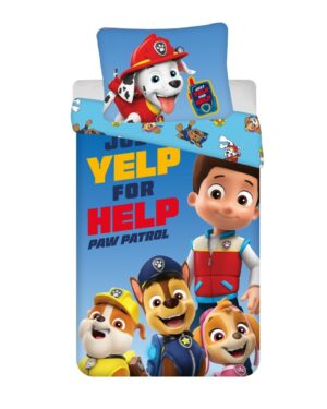Jerry Fabrics Detské bavlnené obliečky Labková patrola PP427 Help , 140 x 200 cm, 70 x 90 cm