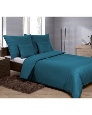 MATEX Saténové obliečky morská zeleň, 140 x 200 cm, 70 x 90 cm