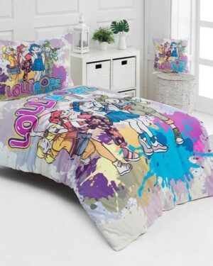 Matějovský Detské bavlnené obliečky Lollipopz, 140 x 200 cm, 70 x 90 cm