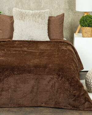 Matex Prehoz na posteľ Montana hnedá, 170 x 210 cm