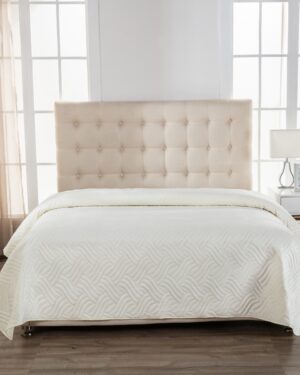 Matex Prehoz na posteľ Philadelphia krémová, 220 x 200 cm