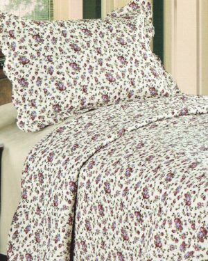 Prehoz na posteľ Flowers, 140 x 200 cm, 1x 50 x 70 cm, 140 x 200 cm
