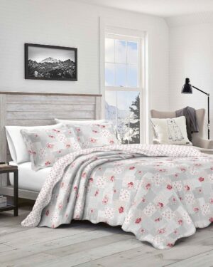 Prehoz na posteľ Patchwork Idea, 230 x 250 cm, 2 ks 50 x 70 cm, 230 x 250 cm