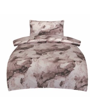 Jahu Saténové obliečky Deluxe Minerals hnedý, 140 x 200 cm, 70 x 90 cm