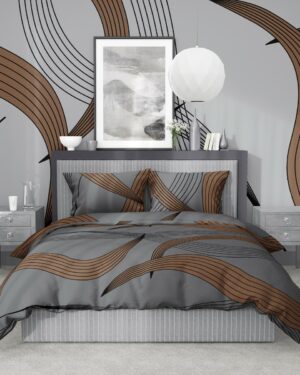 Stanex Krepové obliečky Gold Ribbon, 140 x 200 cm, 70 x 90 cm